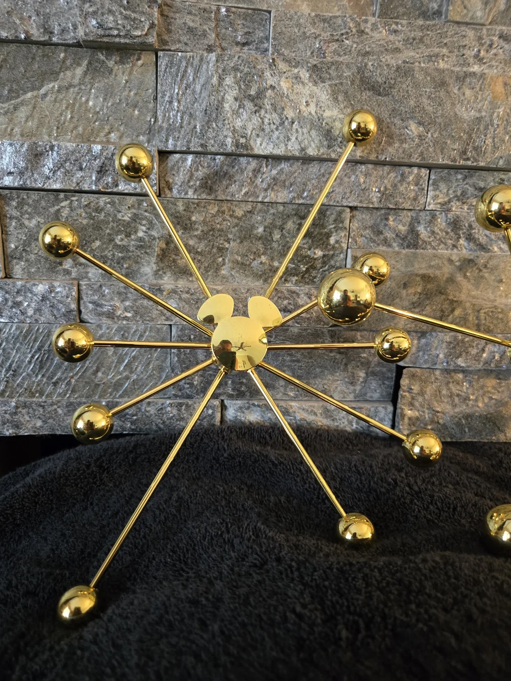 Rare!!! Disney Play in the Park Solid Metal Fireworks Hanging Wall Decor.